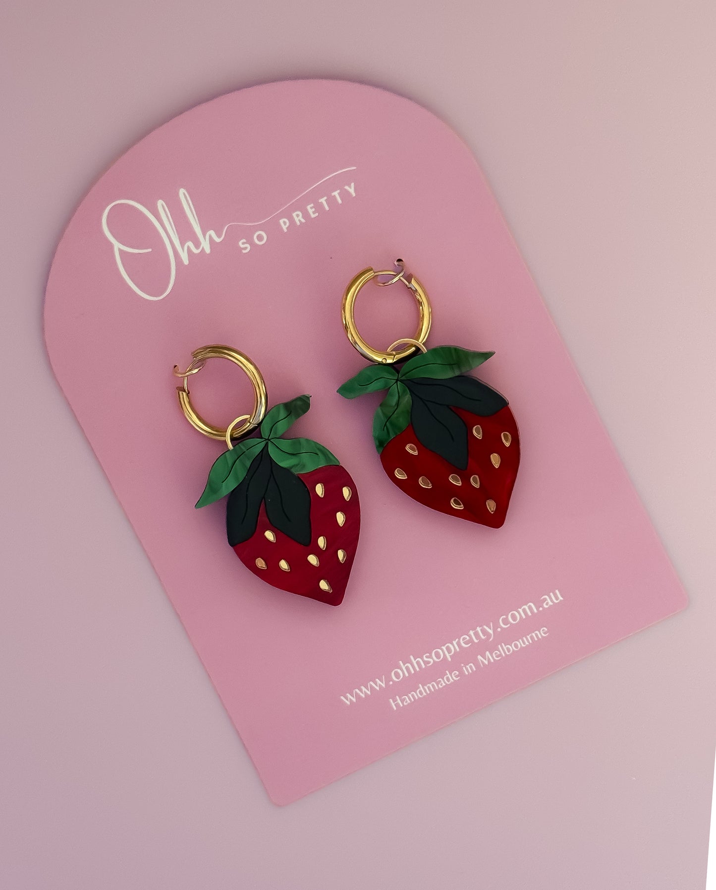 Sweet Strawberry Hoops