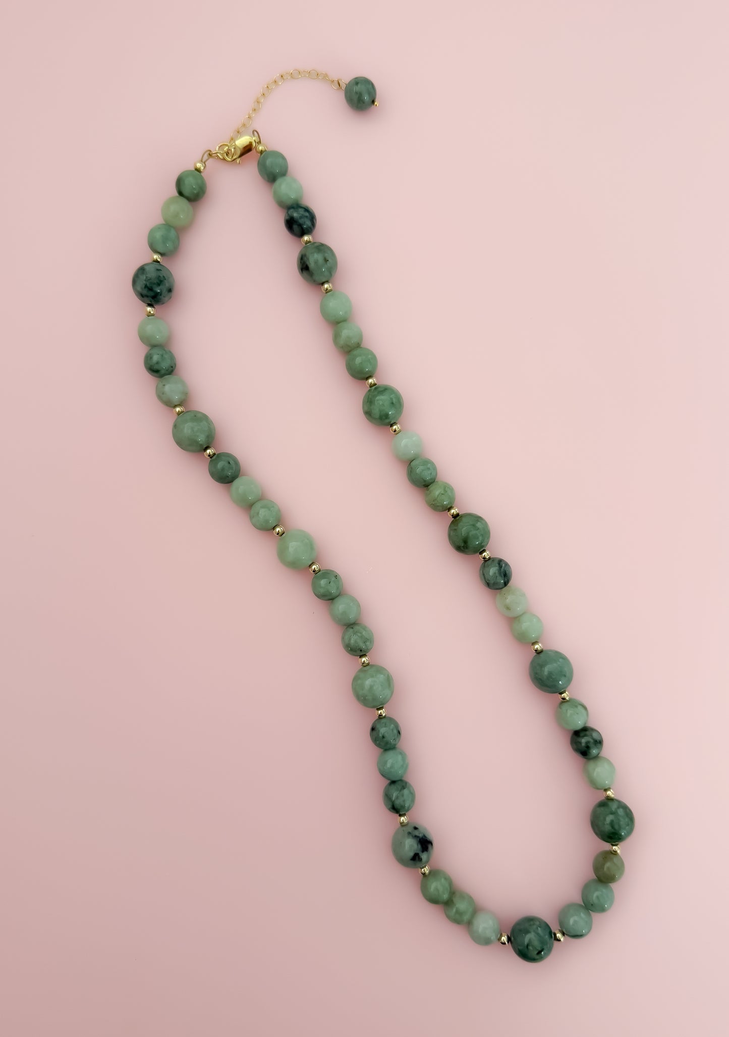 "Precious" Statement Necklace - Myanmar Jade Gemstones