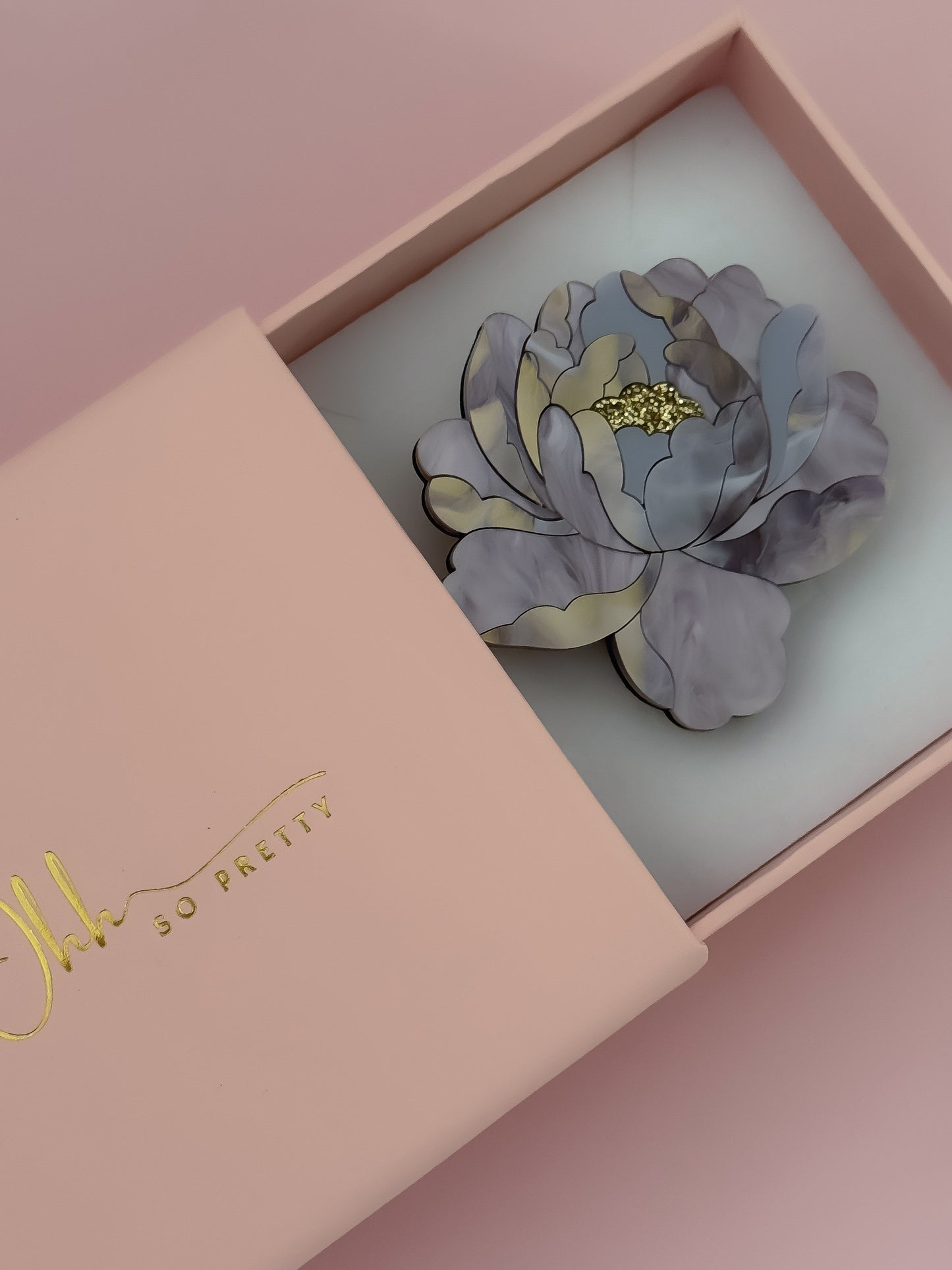 Pretty Peony Statement Brooch
