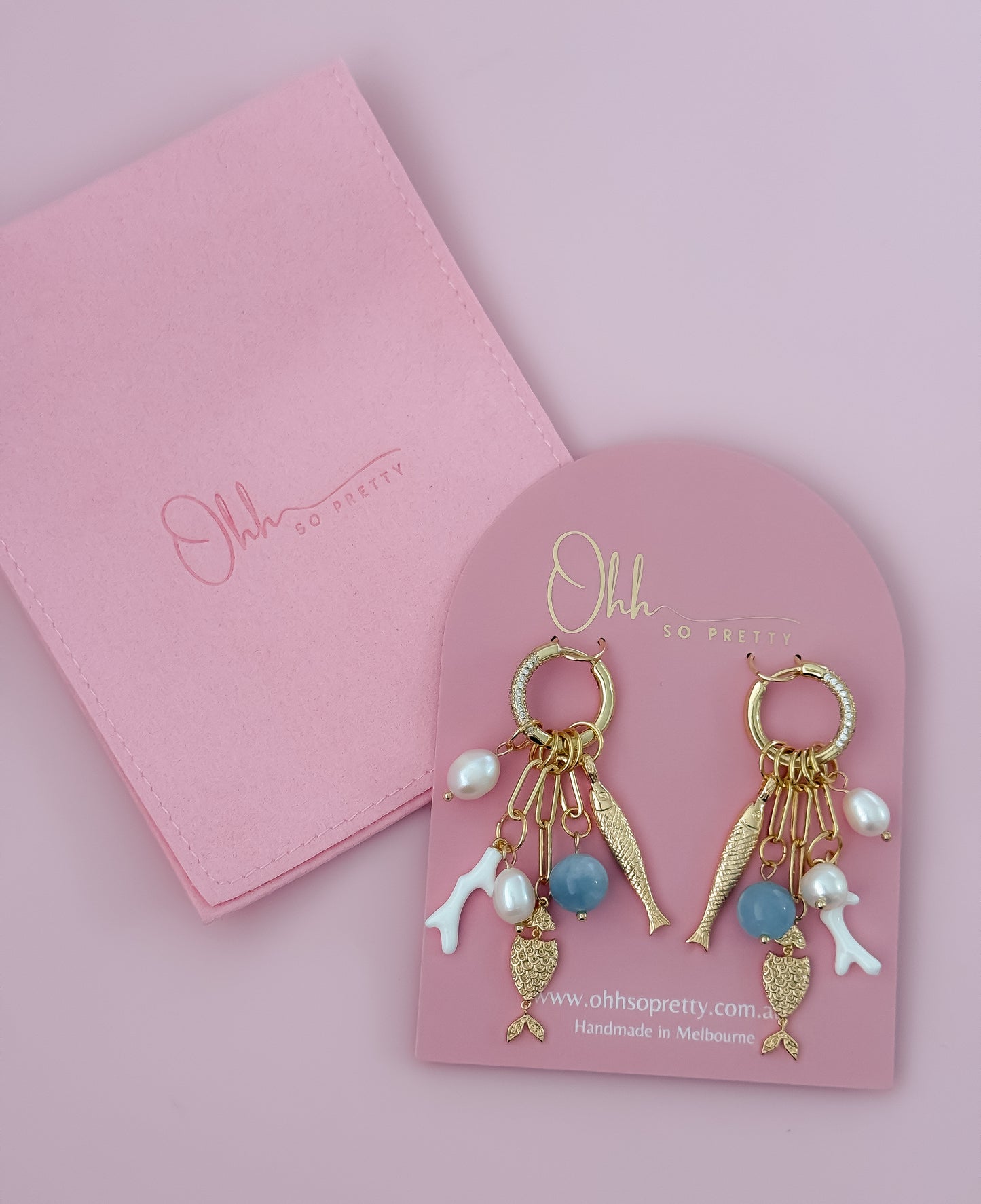 Pretty Charm Stack - Statement Earrings