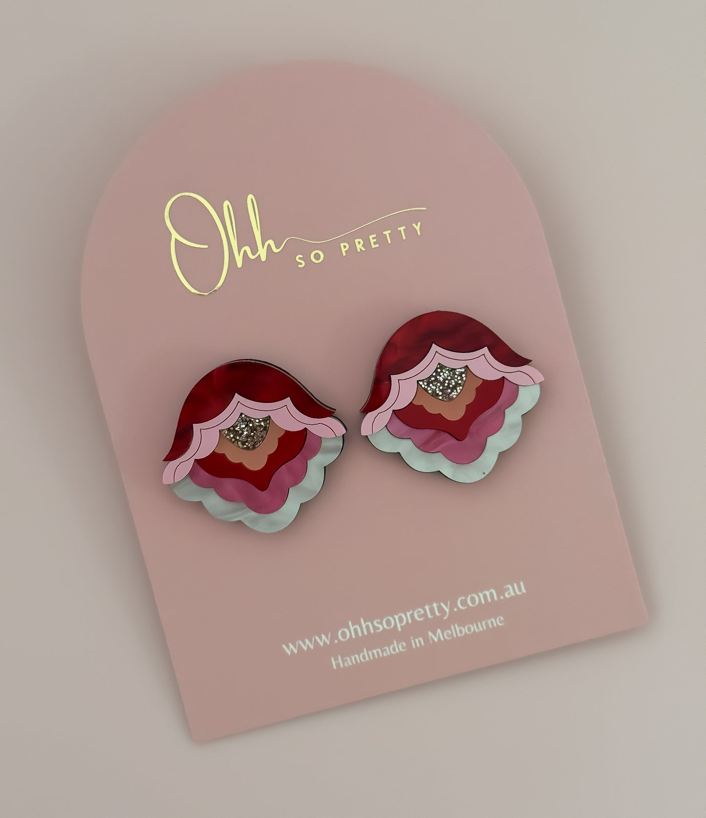 Pretty Folk Flower - Statement Studs
