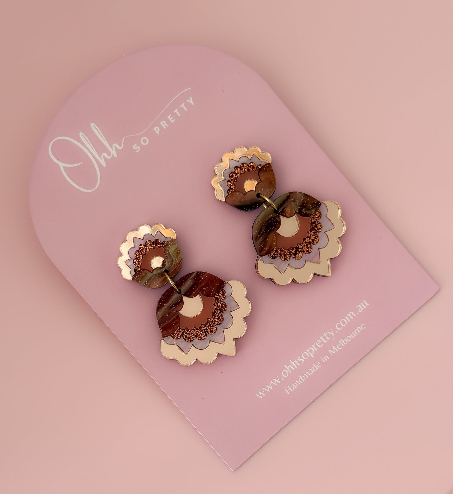 Vintage Lace - Dangle Earrings