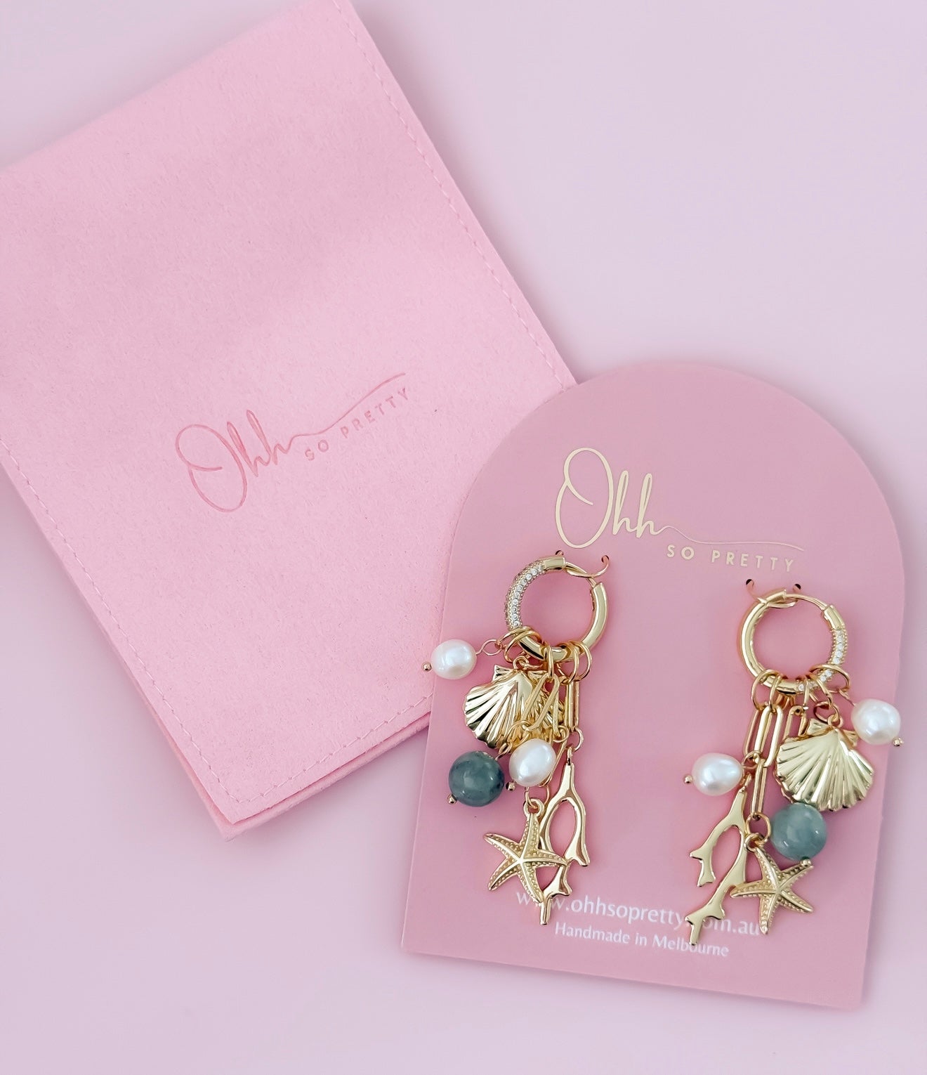 Pretty Charm Stack - Statement Earrings