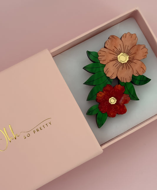 Pretty Florals Statement Brooch