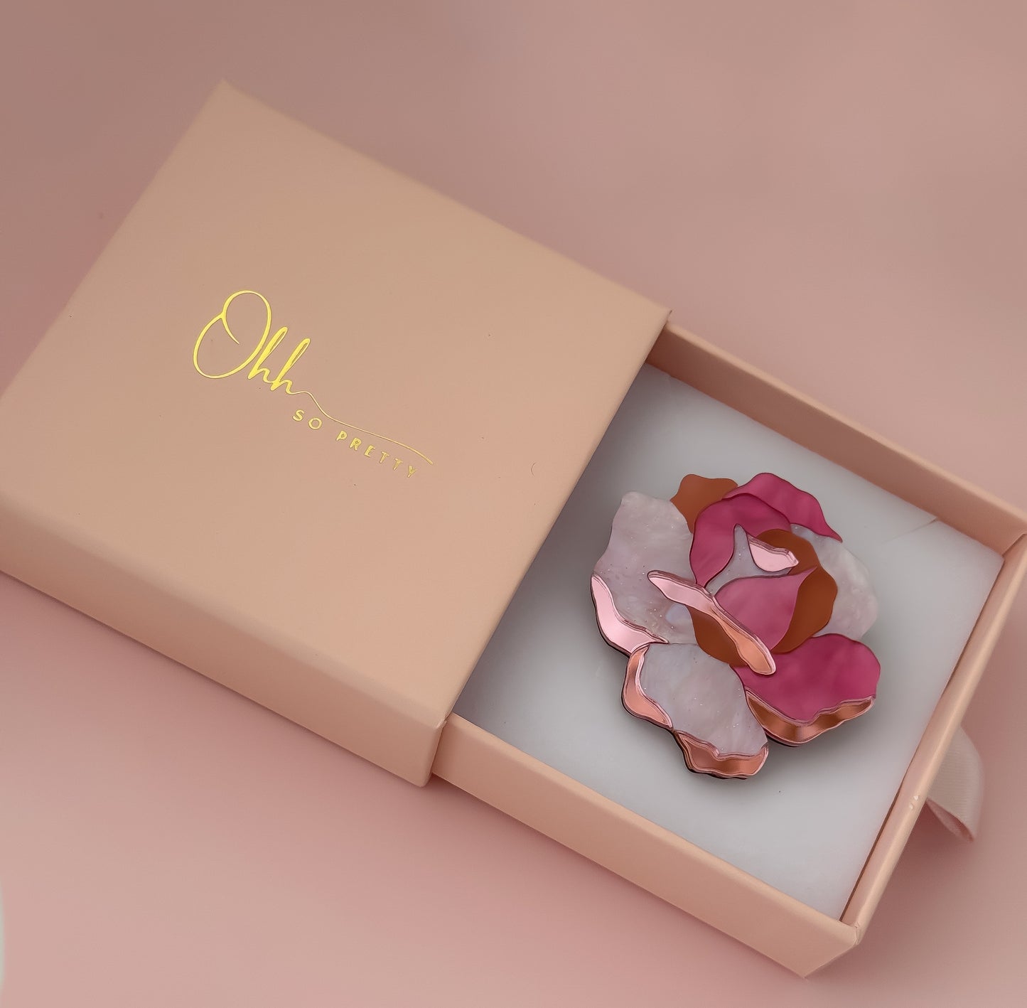 Rose Flower Brooch