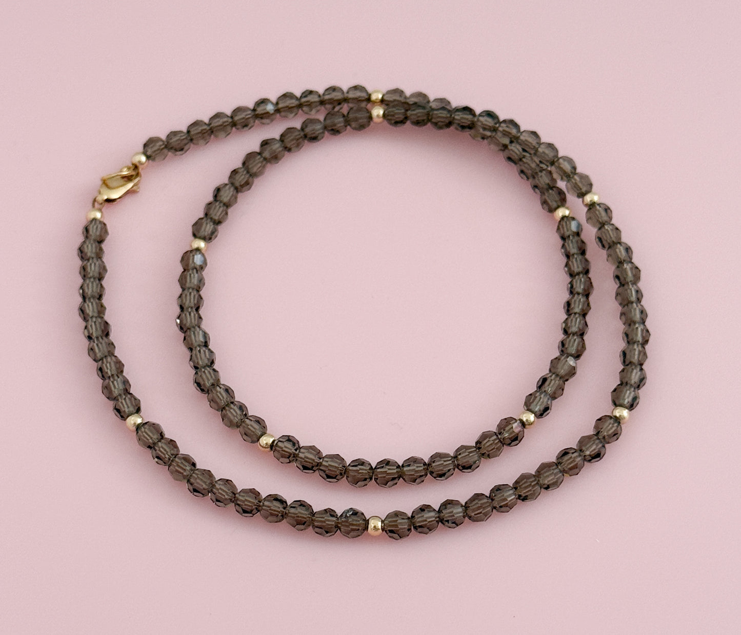 Crystal and Gold Filled Necklace