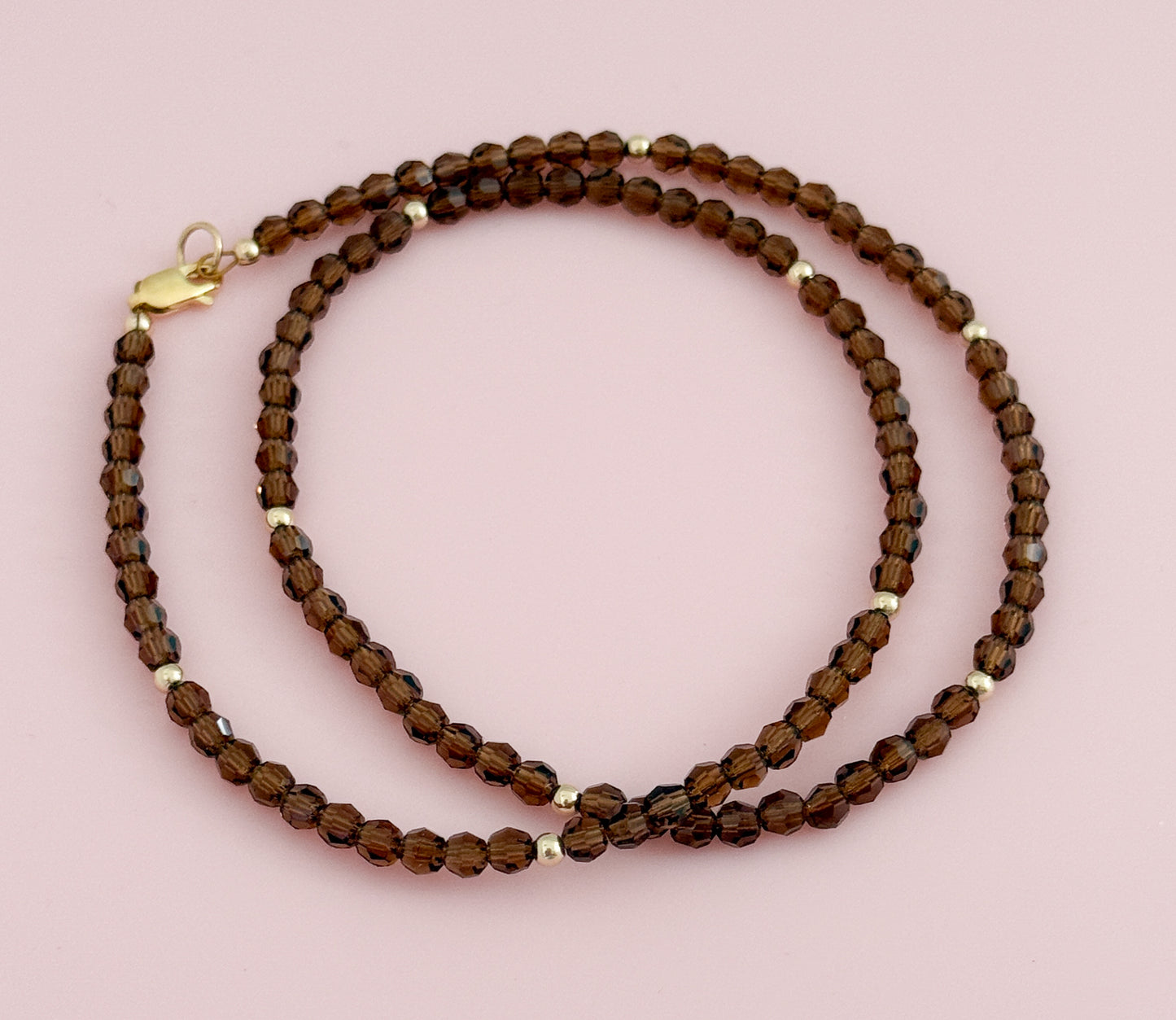 Crystal and Gold Filled Necklace