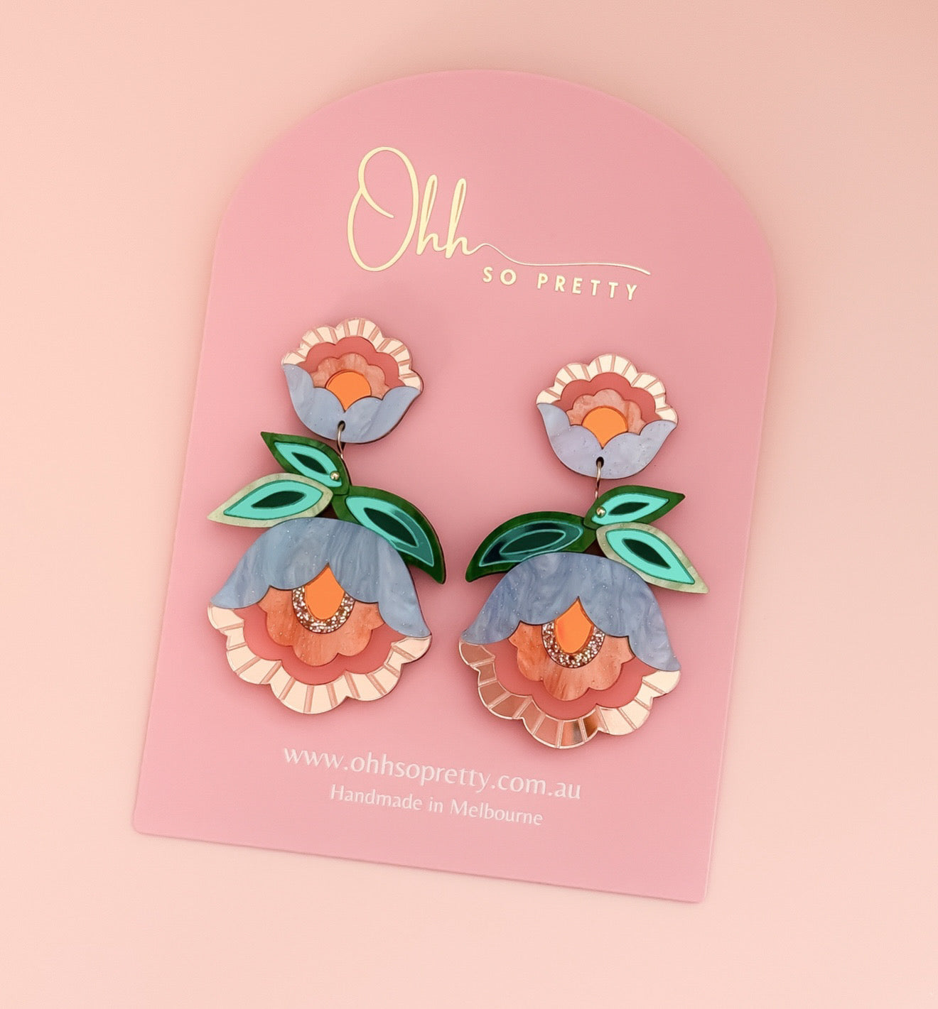 Folk Flower - Statement Dangles