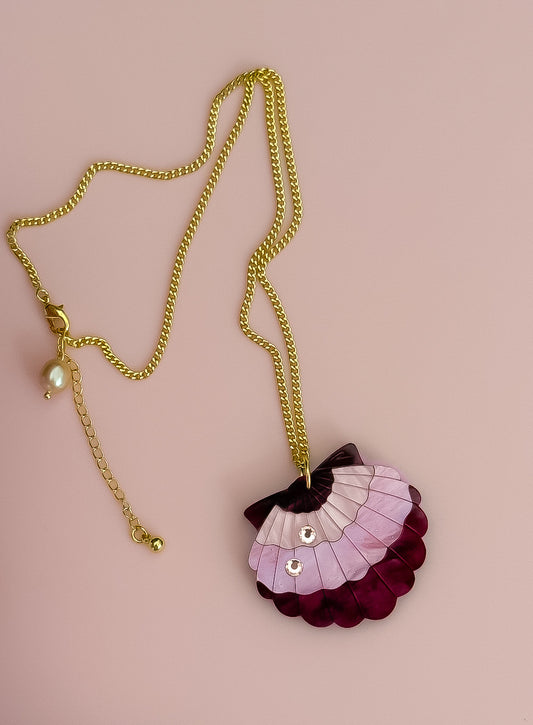 Clam Shells  - Statement Necklace