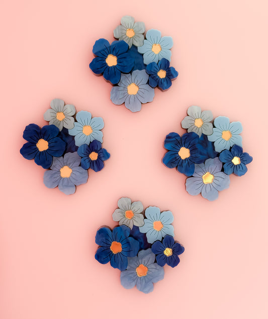 Forget Me Not - Statement Brooch