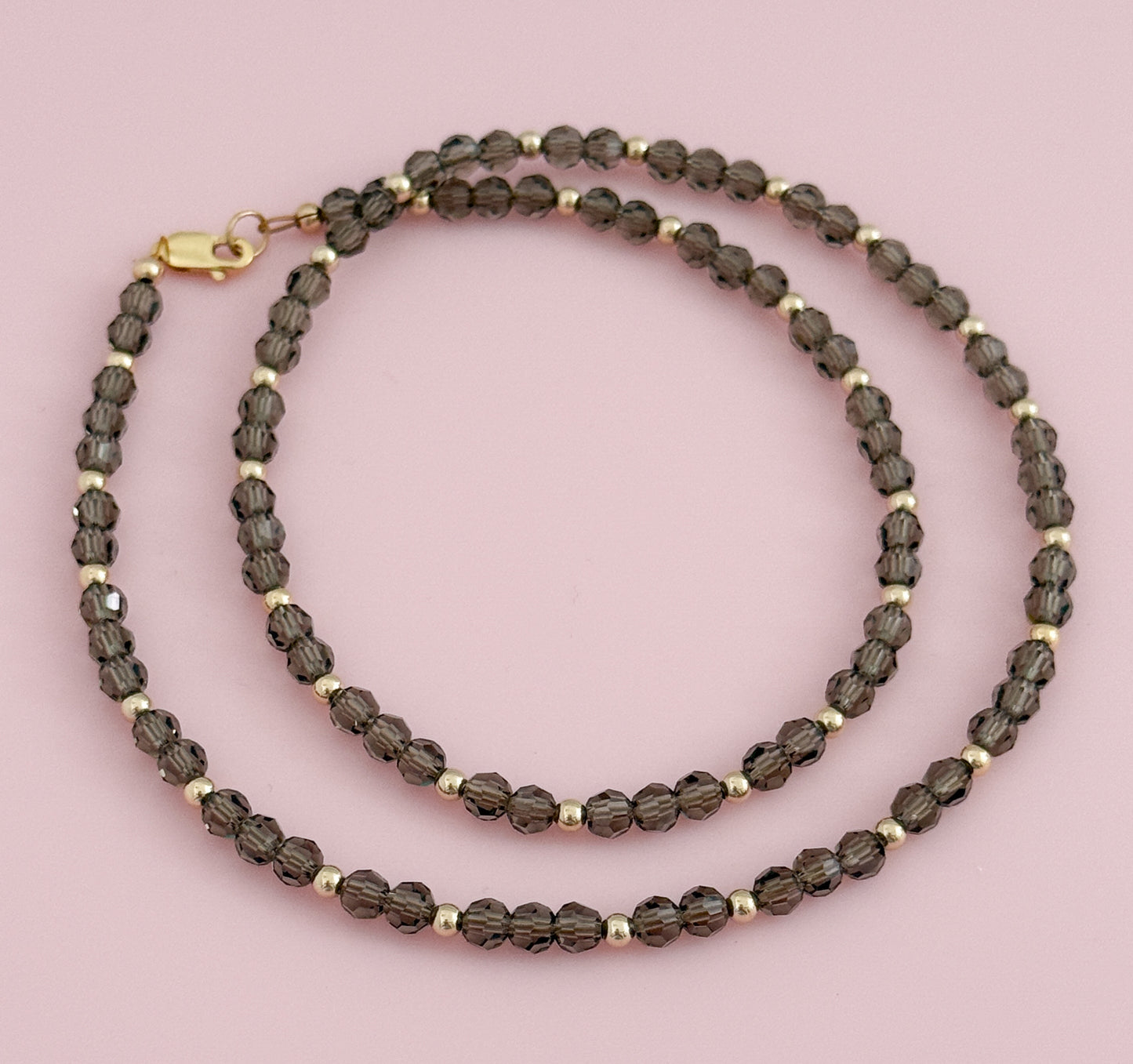 Crystal and Gold Filled Necklace