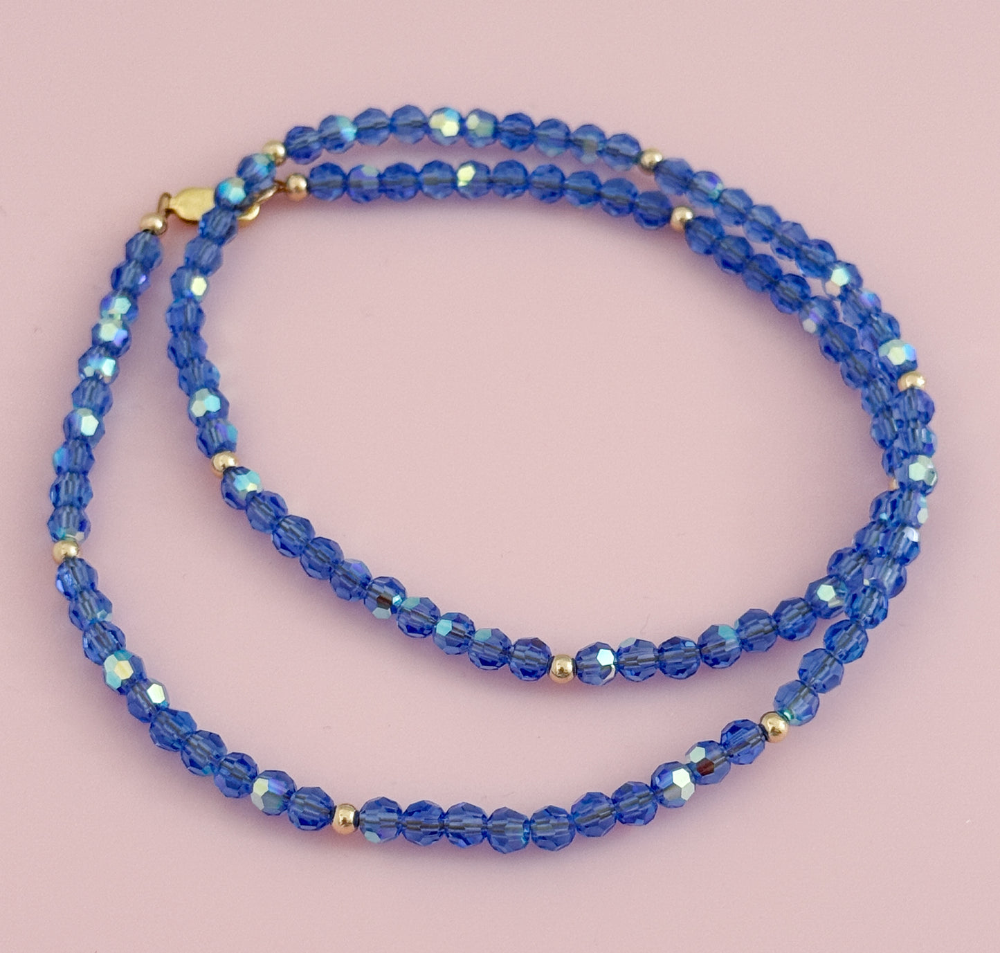 Crystal and Gold Filled Necklace