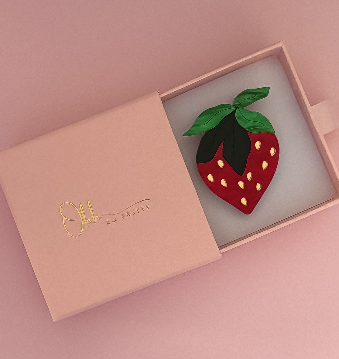 Sweet Strawberry Brooch