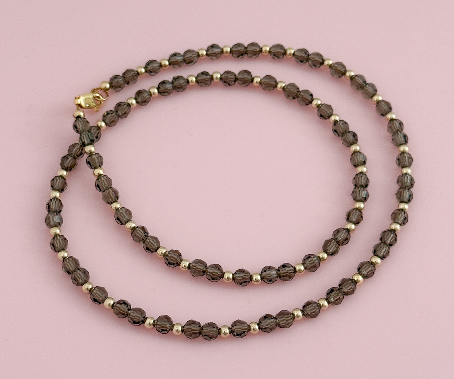 Crystal and Gold Filled Necklace