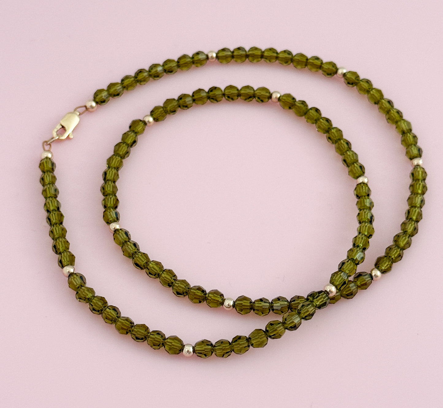 Crystal and Gold Filled Necklace