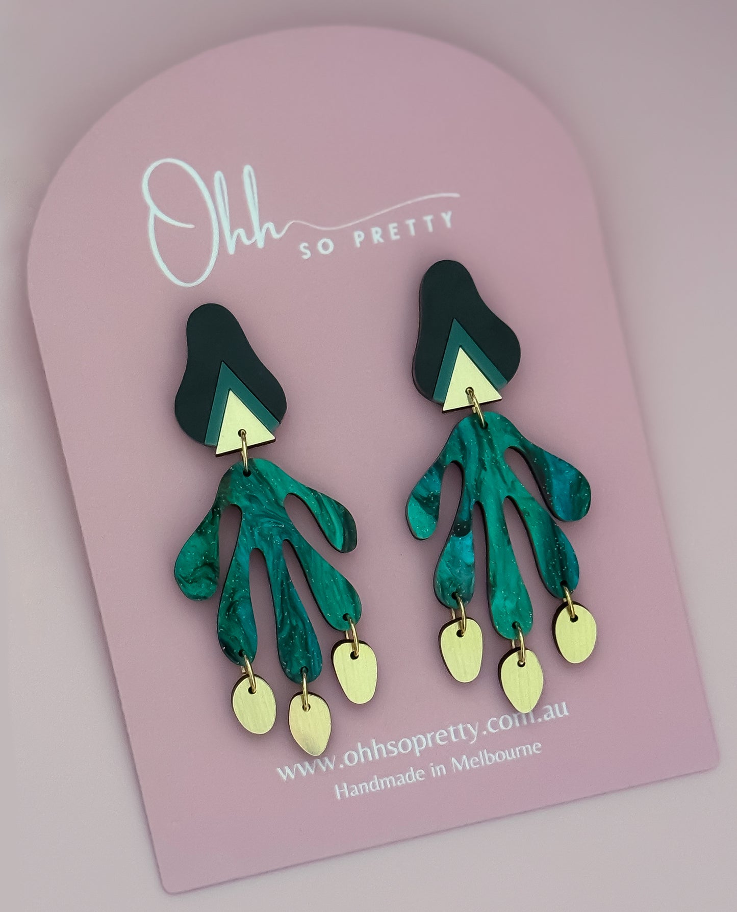 Pretty Dancers - Statement Dangles (Turquoise)