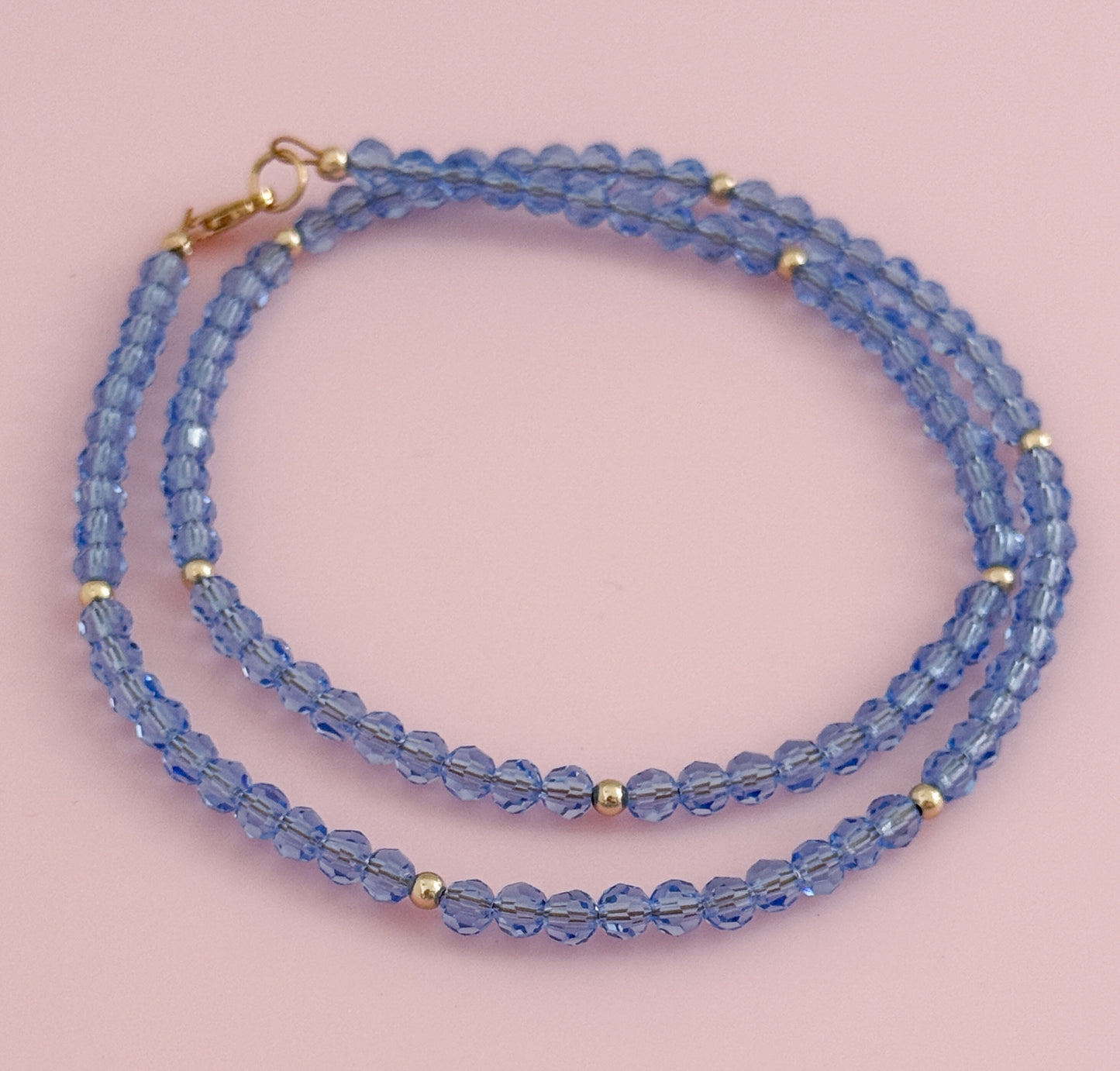 Crystal and Gold Filled Necklace