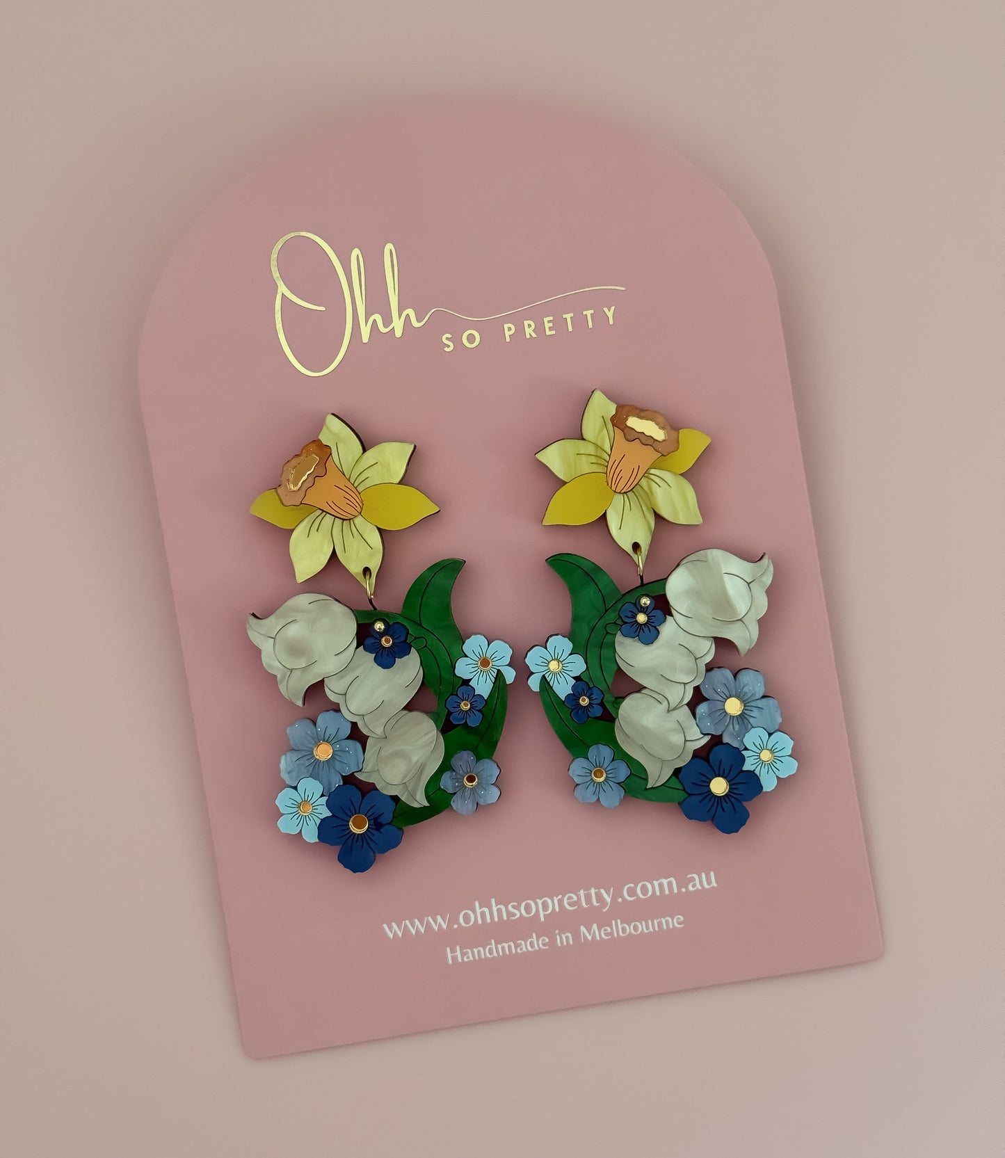 Pretty Florals - Statement Dangles