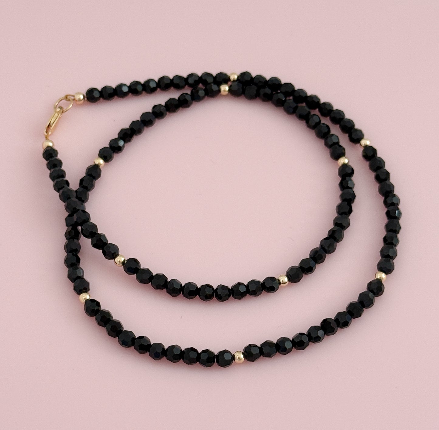 Crystal and Gold Filled Necklace