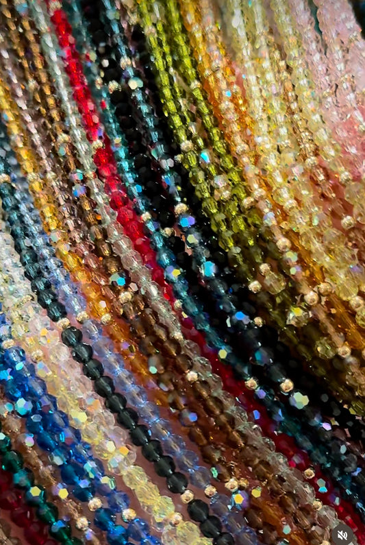 Crystal and Gold Filled Necklace