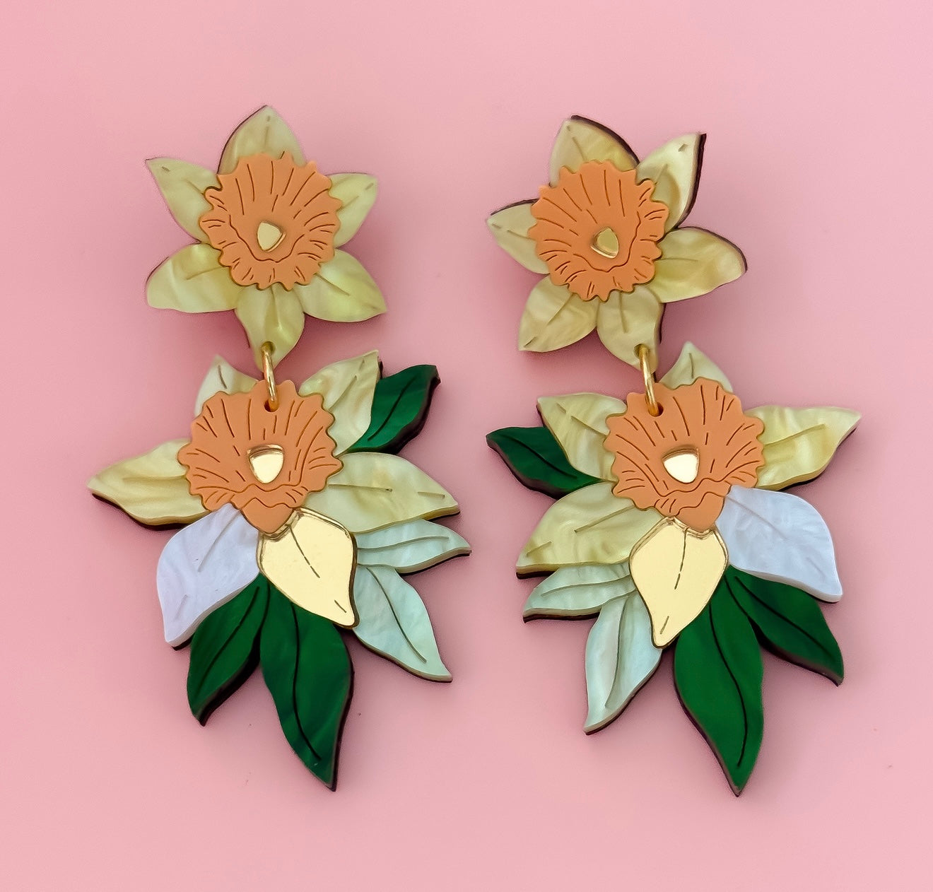 Daffodil - Statement Earrings